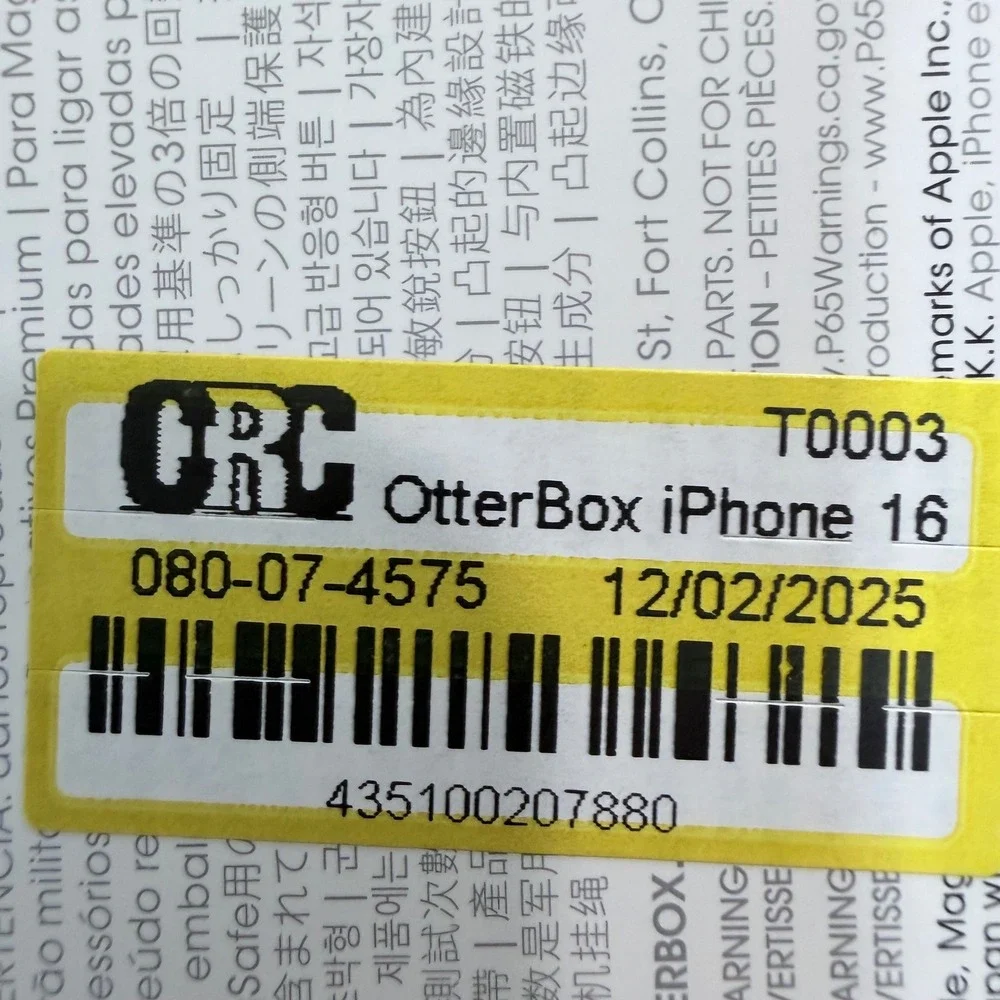 OtterBox Symmetry iPhone 16 Pro Case MagSafe Black White Checkered Ultra Slim